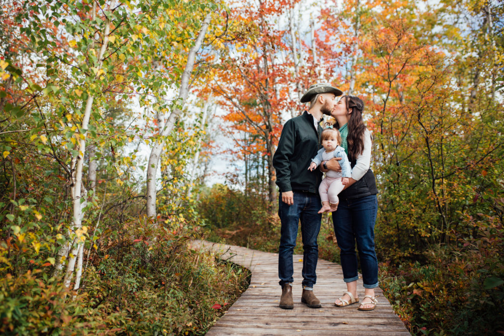 Candid, Family Session in Ottawa's Mer Bleue Bog by Saidia Photography - 