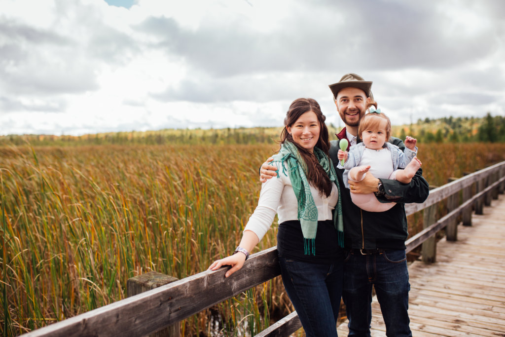 Candid, Family Session in Ottawa's Mer Bleue Bog by Saidia Photography - 