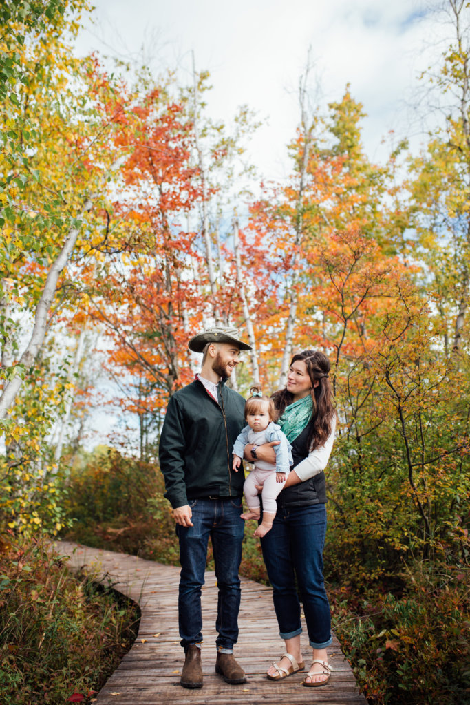Candid, Family Session in Ottawa's Mer Bleue Bog by Saidia Photography - 