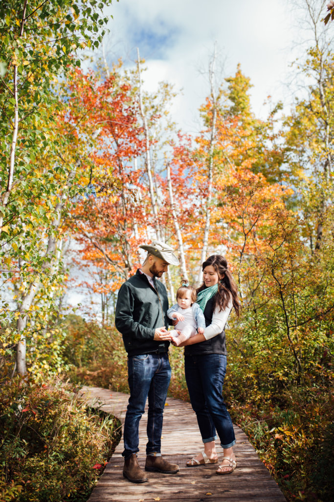 Candid, Family Session in Ottawa's Mer Bleue Bog by Saidia Photography - 
