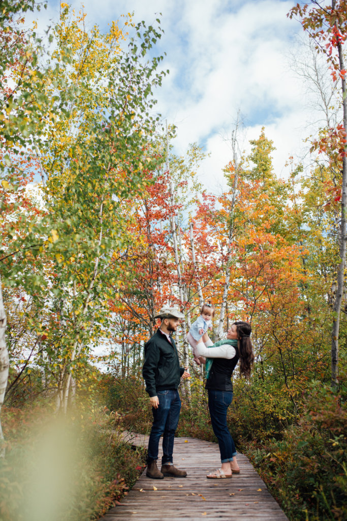 Candid, Family Session in Ottawa's Mer Bleue Bog by Saidia Photography - 
