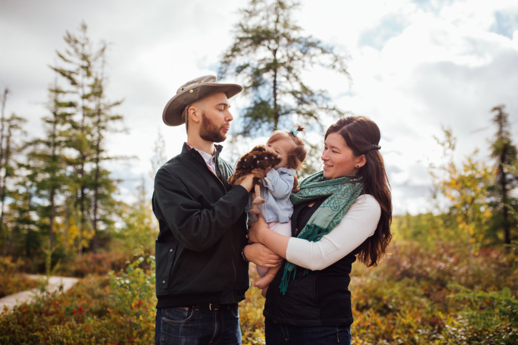 Candid, Family Session in Ottawa's Mer Bleue Bog by Saidia Photography - 