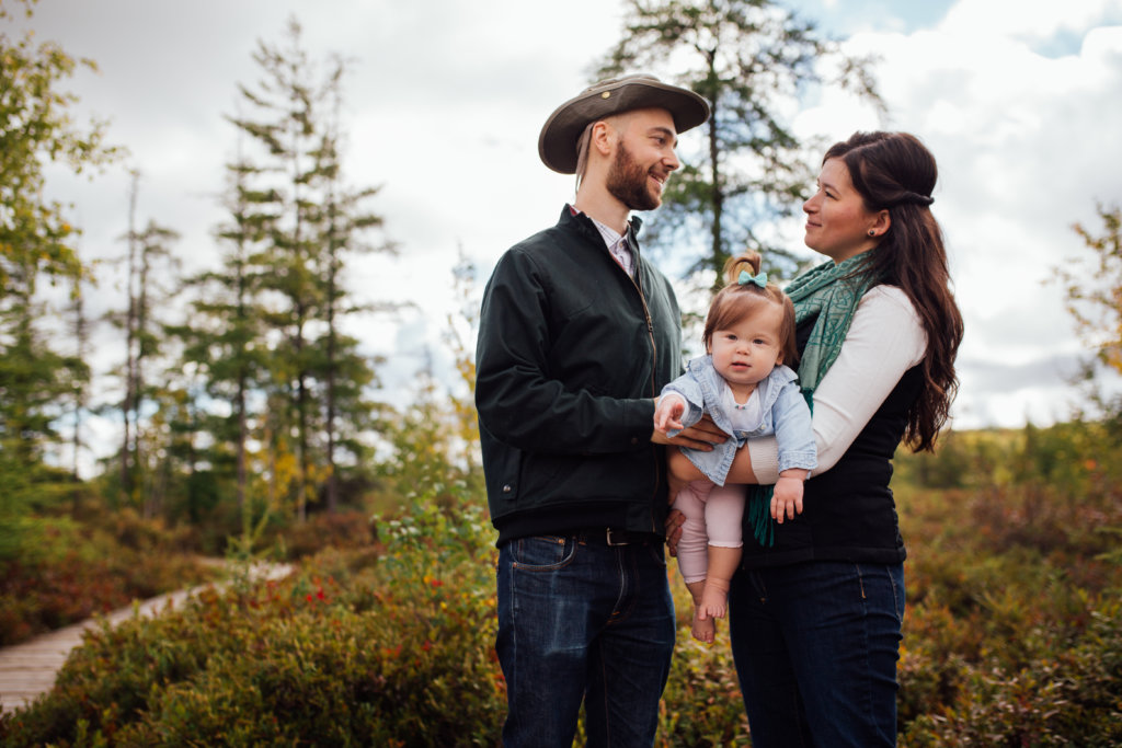 Candid, Family Session in Ottawa's Mer Bleue Bog by Saidia Photography - 