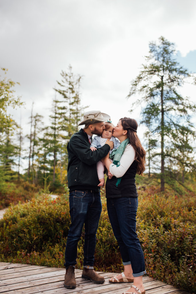 Candid, Family Session in Ottawa's Mer Bleue Bog by Saidia Photography - 
