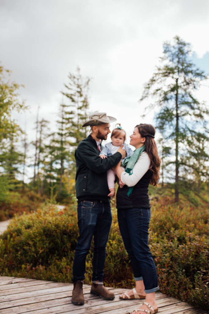 Candid, Family Session in Ottawa's Mer Bleue Bog by Saidia Photography - 