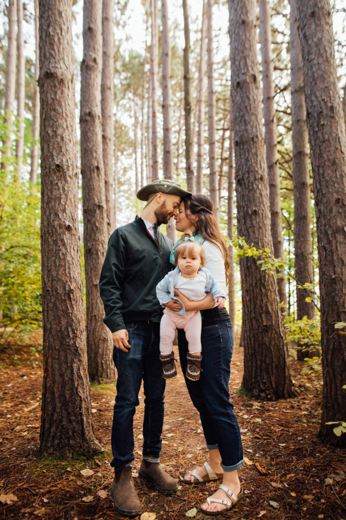 Candid, Family Session in Ottawa's Mer Bleue Bog by Saidia Photography - 