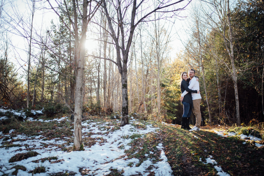 Winter Couple Session in Lanark Highlands • Saidia Photography - 