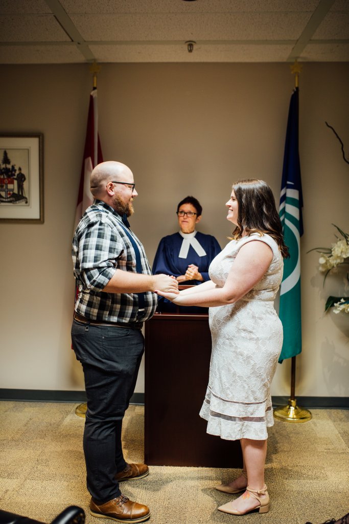 Stunning, Candid Elopement at Ottawa's City Hall by Saidia Photography - 