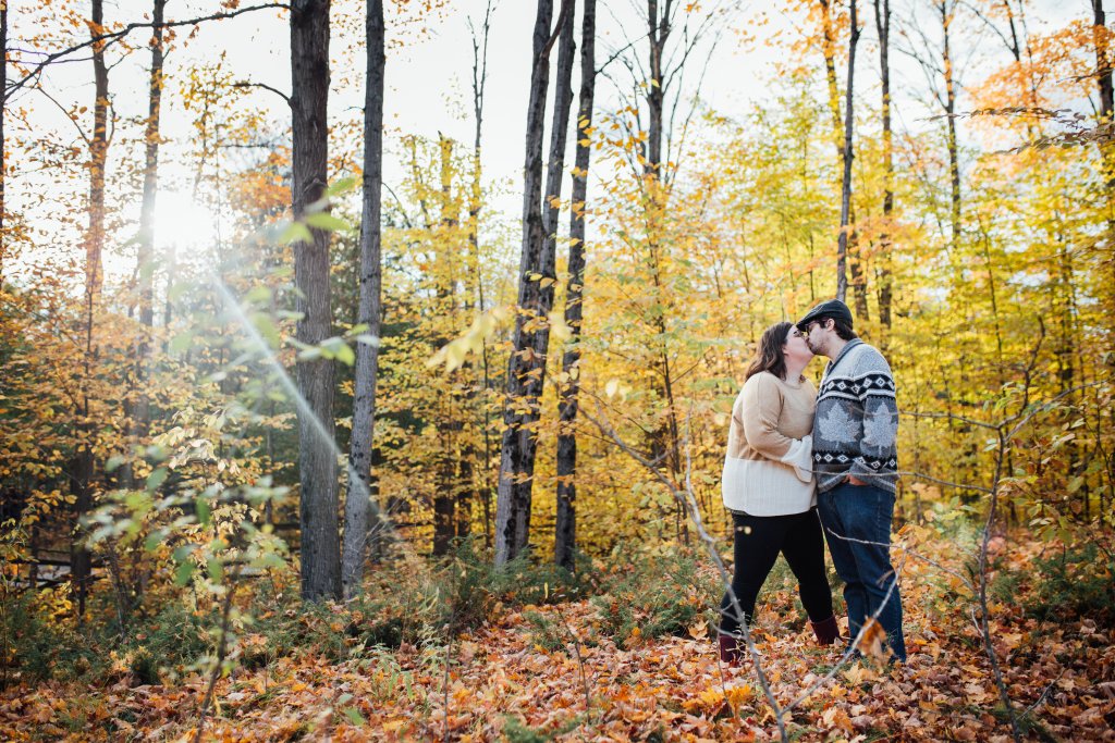 A Colourful Autumn Engagement Session in Mississippi Mills, ON by Saidia Photography - 