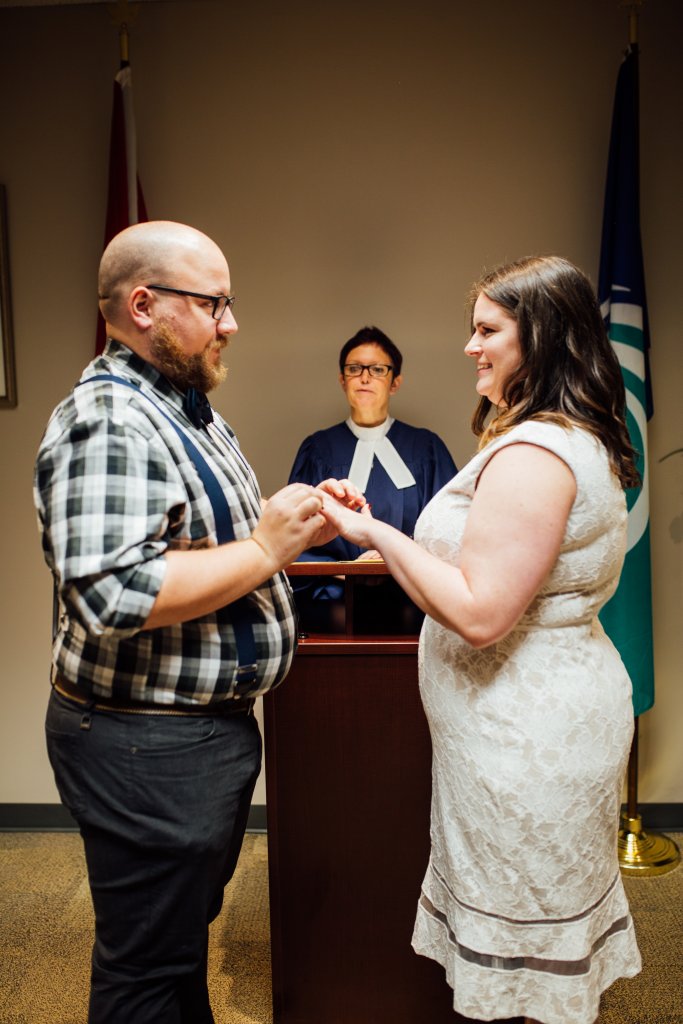 Stunning, Candid Elopement at Ottawa's City Hall by Saidia Photography - 