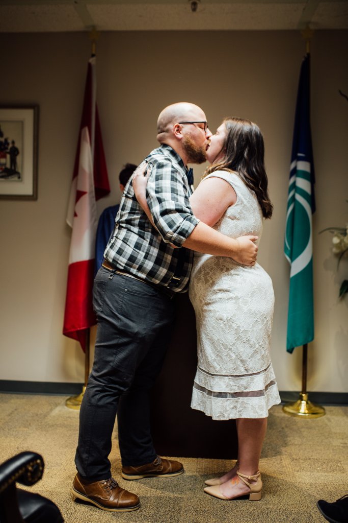 Stunning, Candid Elopement at Ottawa's City Hall by Saidia Photography - 