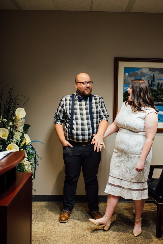 Stunning, Candid Elopement at Ottawa's City Hall by Saidia Photography - 