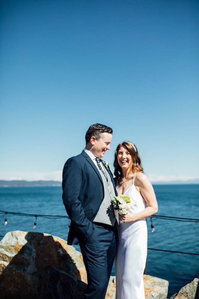 Wedding at 'The Cove' Otter Point on Vancouver Island by Saidia ZA - 
