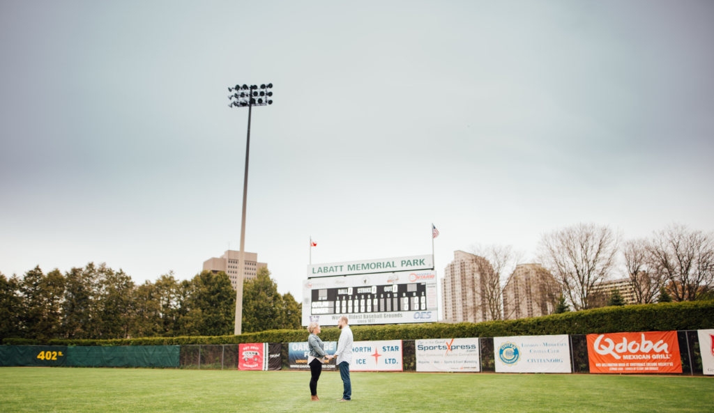 London, Ontario • B&B Engagement Photos - 