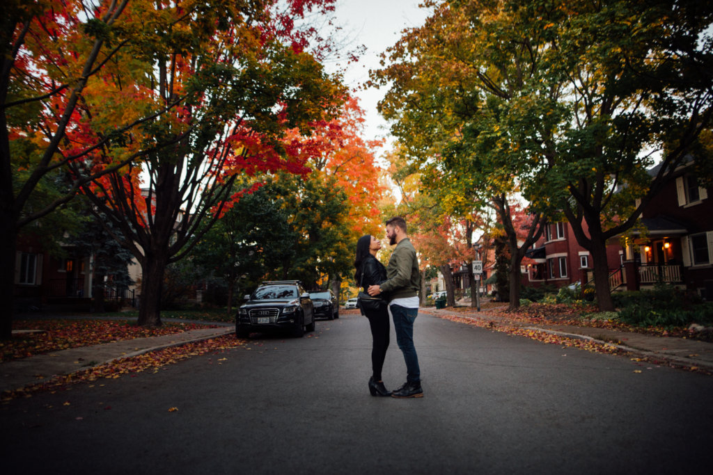 Golden Engagement Photos in the Glebe • Ottawa, ON, Saidia Photography - 