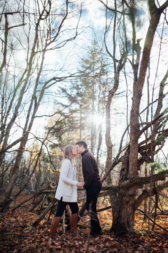 Autumn Engagement Photos in Lanark Highlands • Saidia Photography - 