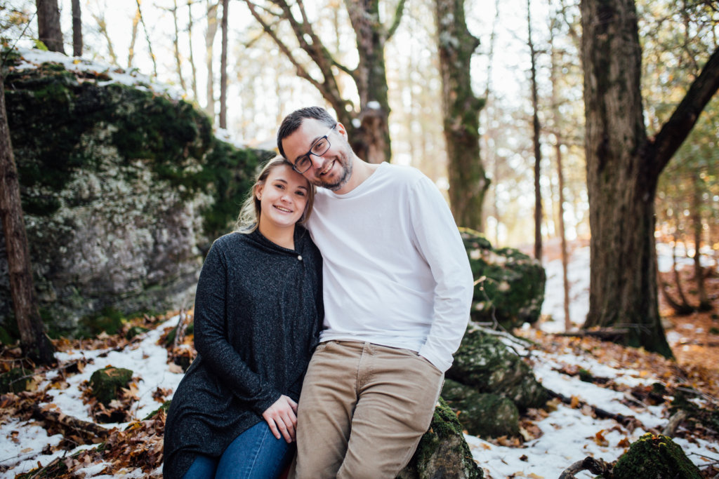 Winter Couple Session in Lanark Highlands • Saidia Photography - 