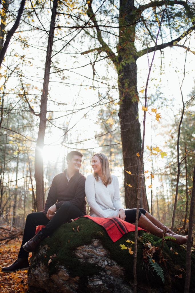 Tyler & Laura Engagement Photos in Lanark Highlands • Saidia Photography - 
