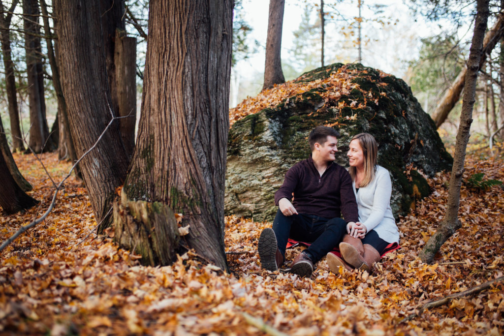 Tyler & Laura Engagement Photos in Lanark Highlands • Saidia Photography - 