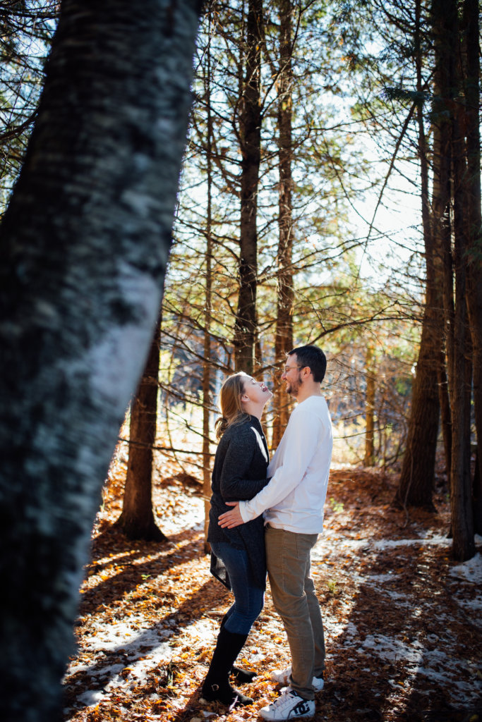 Winter Couple Session in Lanark Highlands • Saidia Photography - 