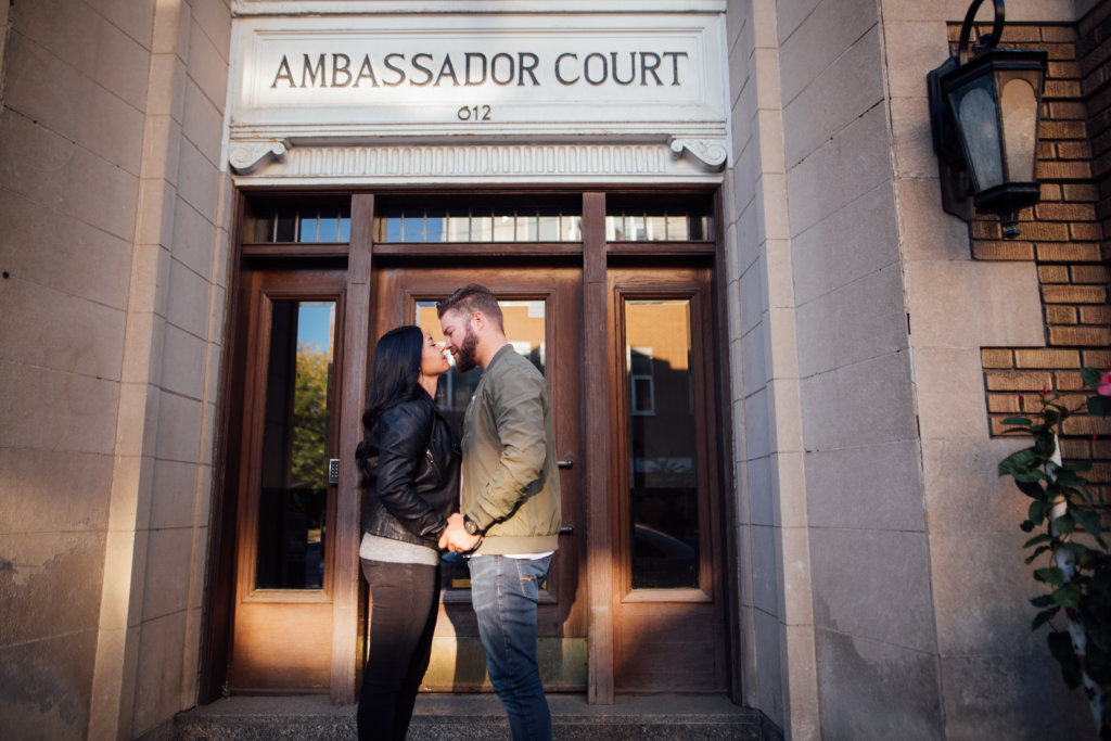 Golden Engagement Photos in the Glebe • Ottawa, ON, Saidia Photography - 