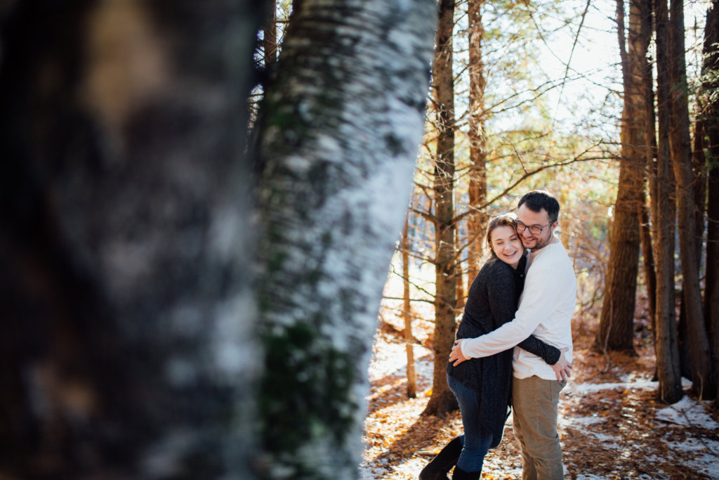 Winter Couple Session in Lanark Highlands • Saidia Photography - 