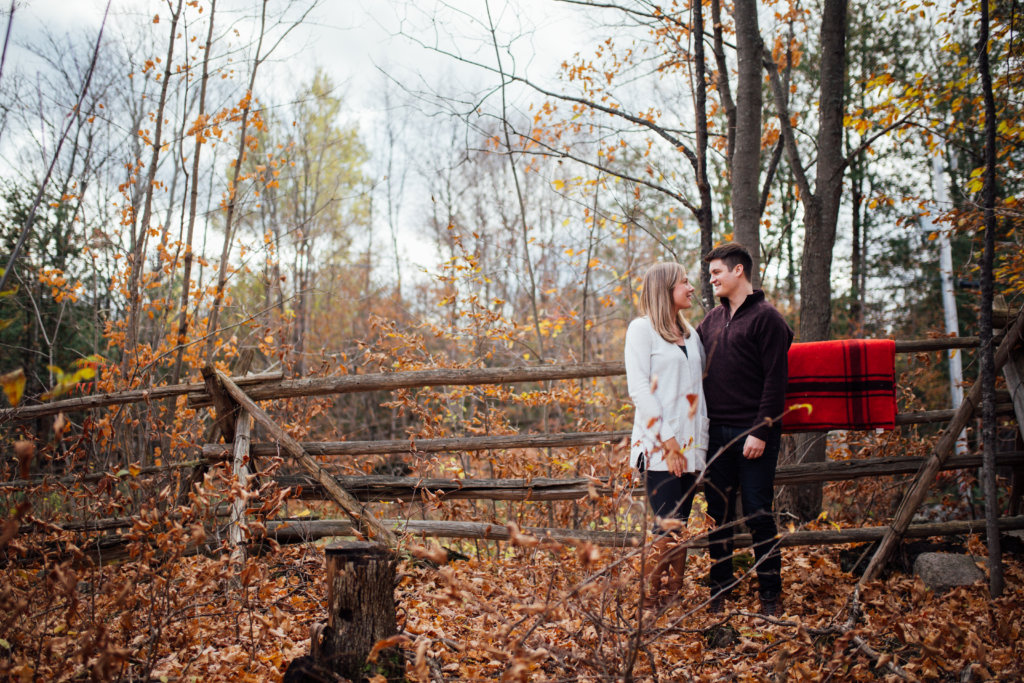 Tyler & Laura Engagement Photos in Lanark Highlands • Saidia Photography - 