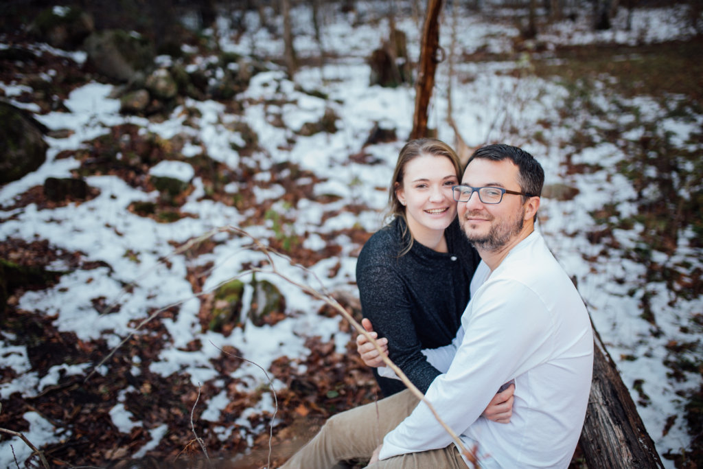 Winter Couple Session in Lanark Highlands • Saidia Photography - 