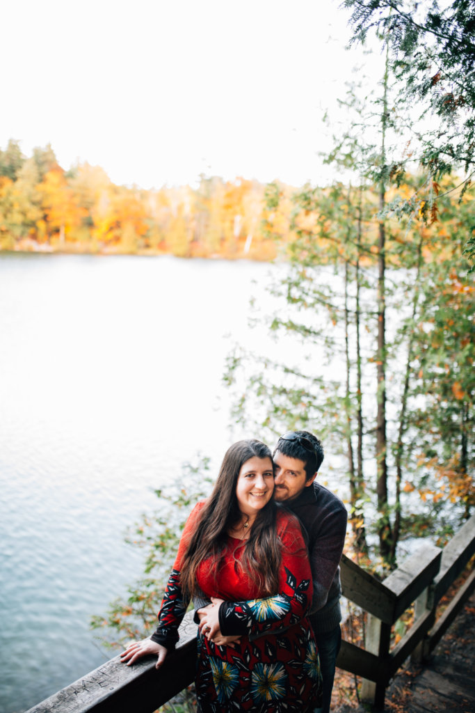 Autumn Engagement Photos at Pink Lake, QC • Saidia Photography - 