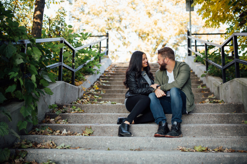 Golden Engagement Photos in the Glebe • Ottawa, ON, Saidia Photography - 