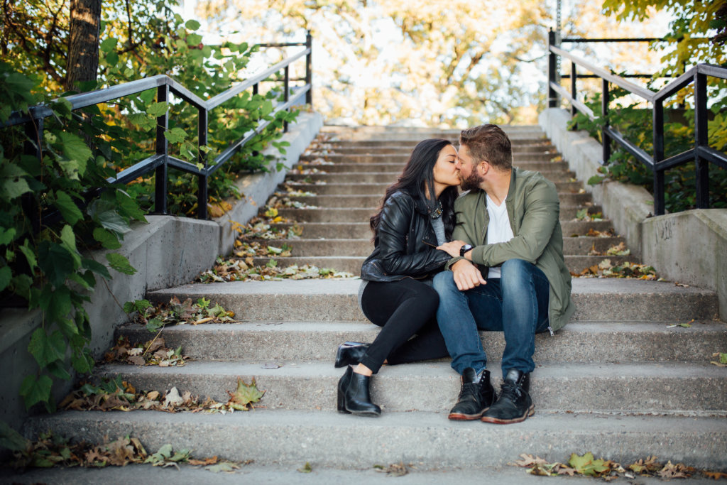 Golden Engagement Photos in the Glebe • Ottawa, ON, Saidia Photography - 