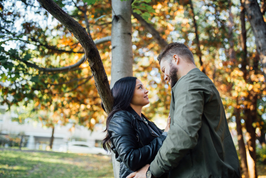 Golden Engagement Photos in the Glebe • Ottawa, ON, Saidia Photography - 