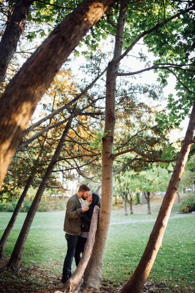 Golden Engagement Photos in the Glebe • Ottawa, ON, Saidia Photography - 