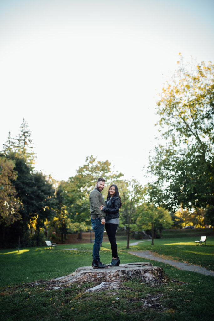 Golden Engagement Photos in the Glebe • Ottawa, ON, Saidia Photography - 