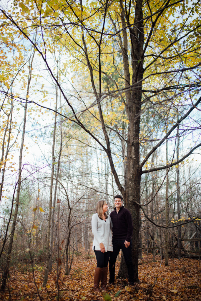 Autumn Engagement Photos in Lanark Highlands • Saidia Photography - 