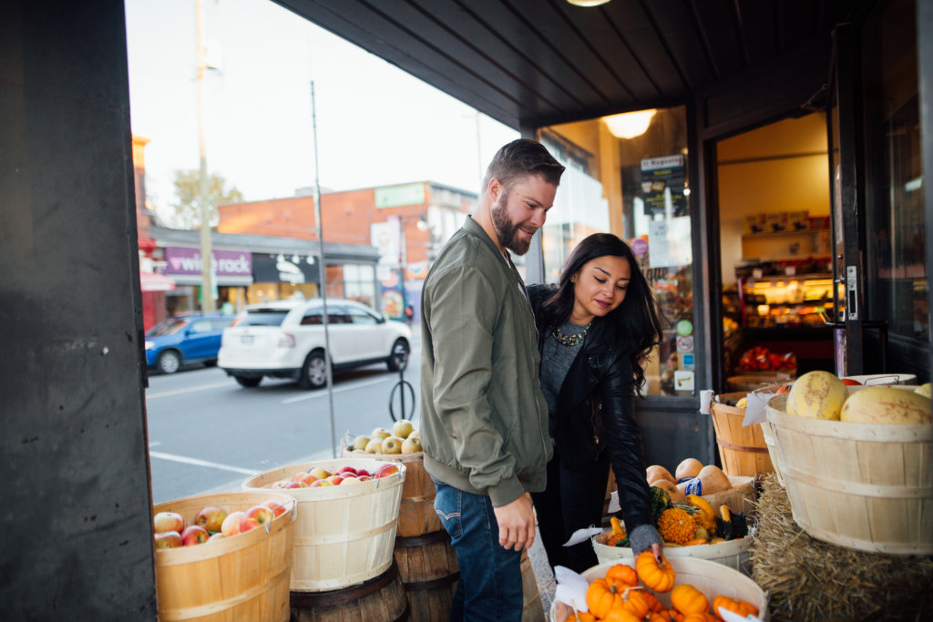 Golden Engagement Photos in the Glebe • Ottawa, ON, Saidia Photography - 