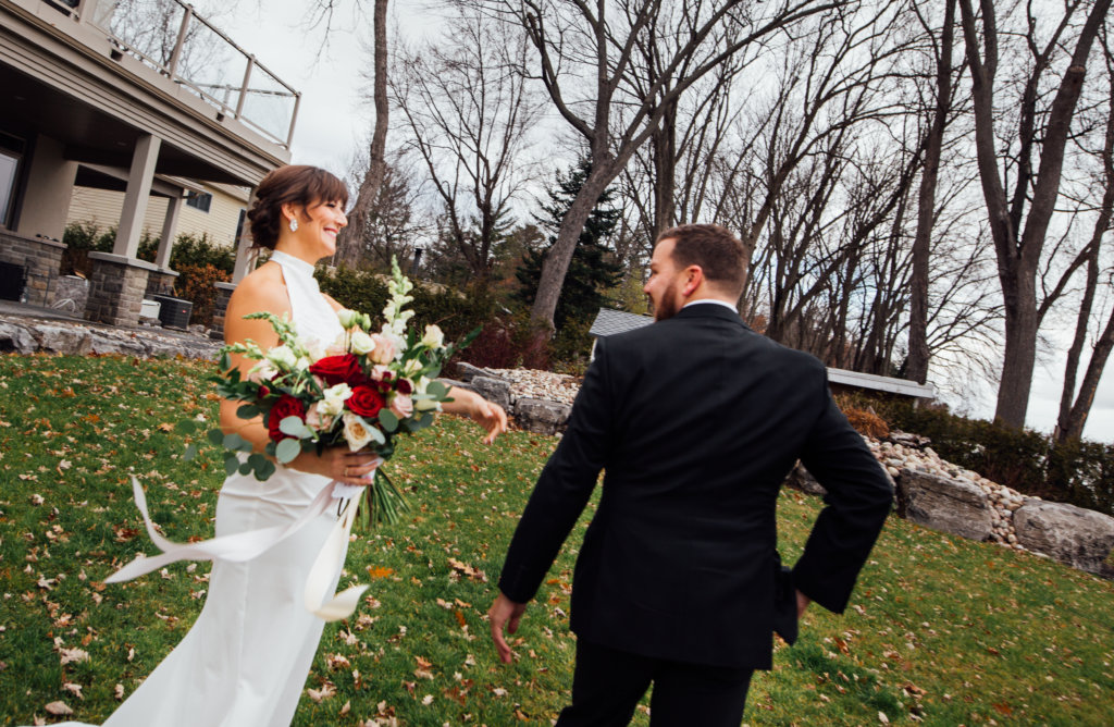 Romantic Winter Wedding Photos in Constance Bay, On • Saidia Photography - 