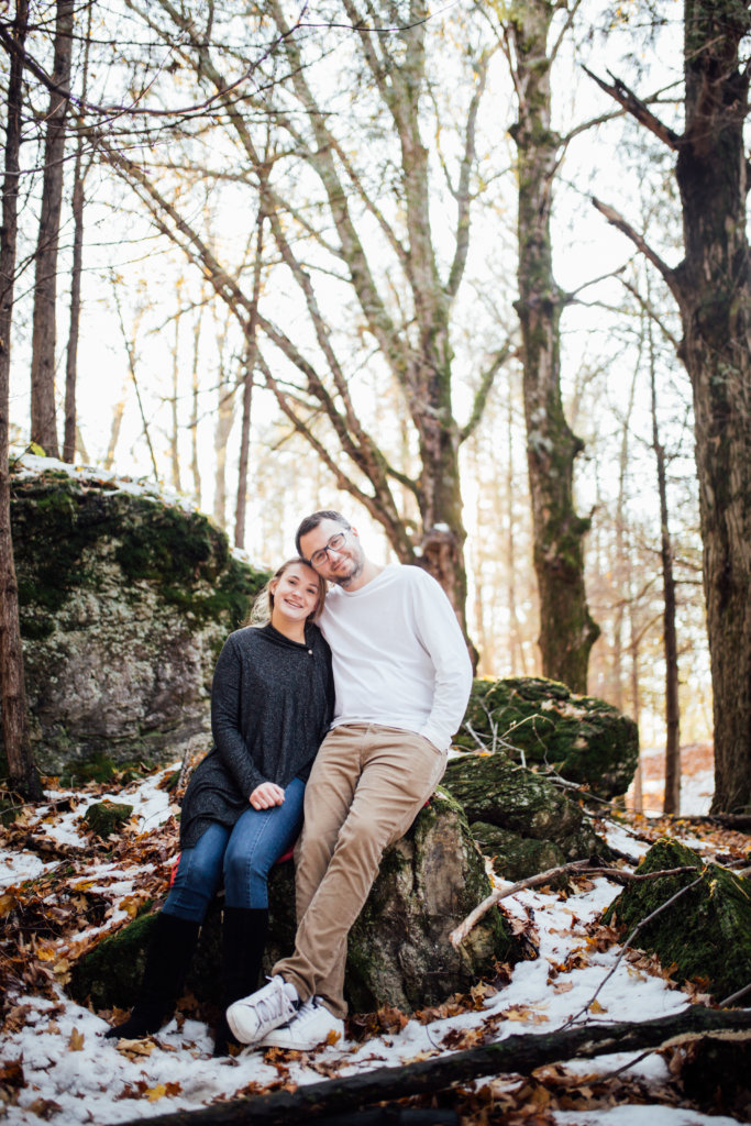 Winter Couple Session in Lanark Highlands • Saidia Photography - 