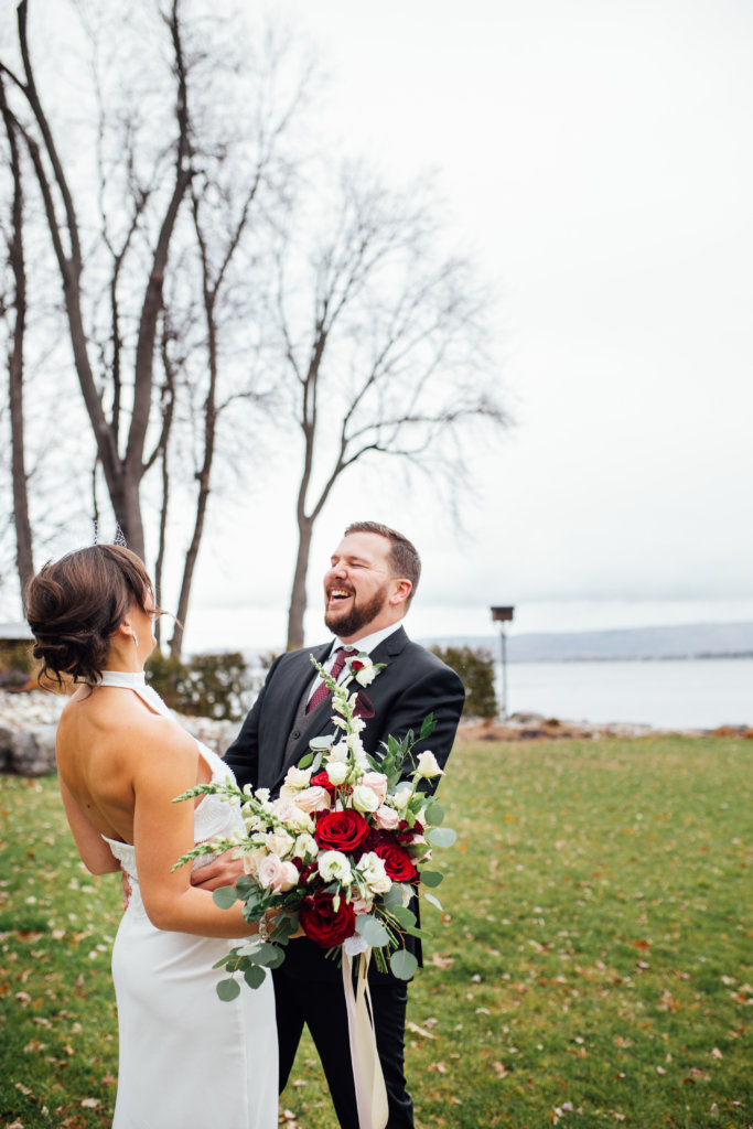 Romantic Winter Wedding Photos in Constance Bay, On • Saidia Photography - 