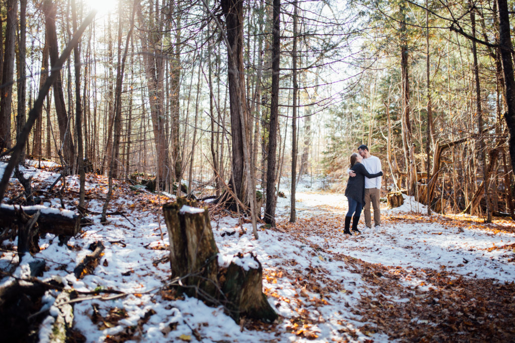 Winter Couple Session in Lanark Highlands • Saidia Photography - 