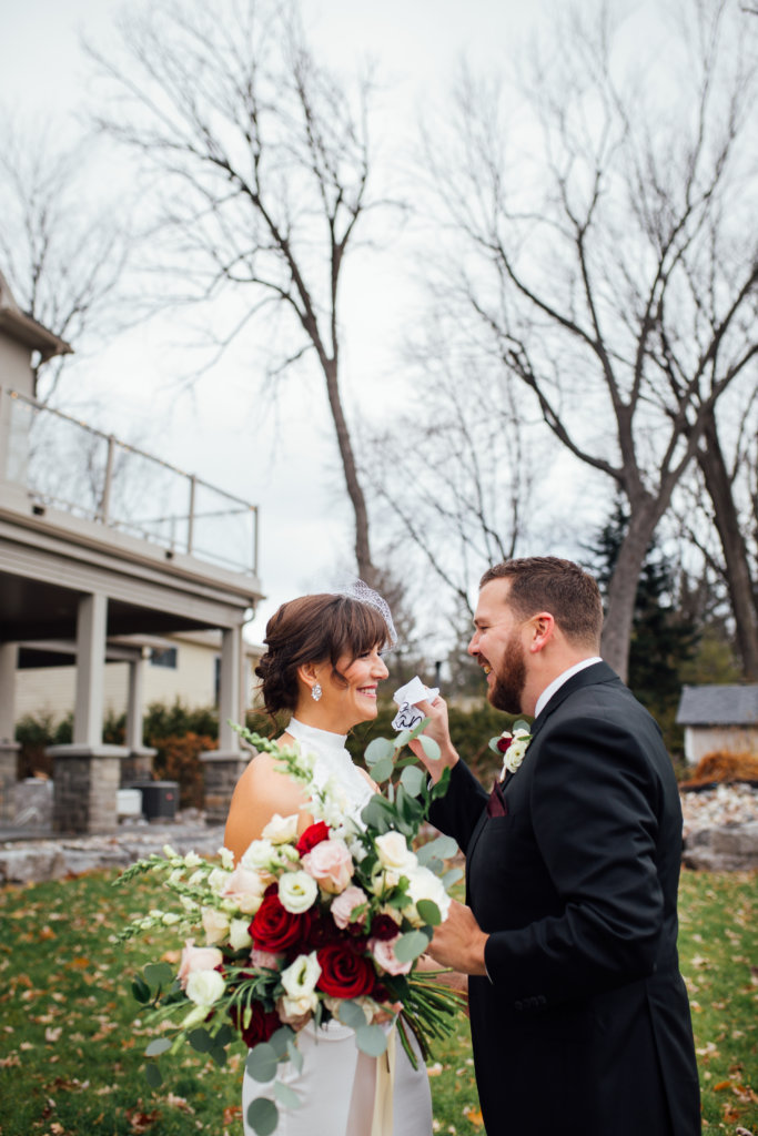 Romantic Winter Wedding Photos in Constance Bay, On • Saidia Photography - 