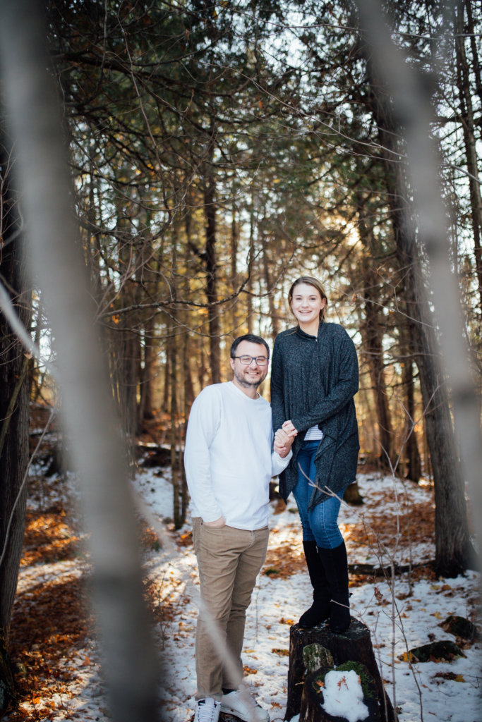 Winter Couple Session in Lanark Highlands • Saidia Photography - 