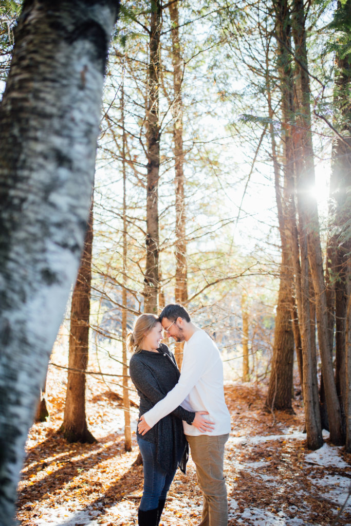 Winter Couple Session in Lanark Highlands • Saidia Photography - 