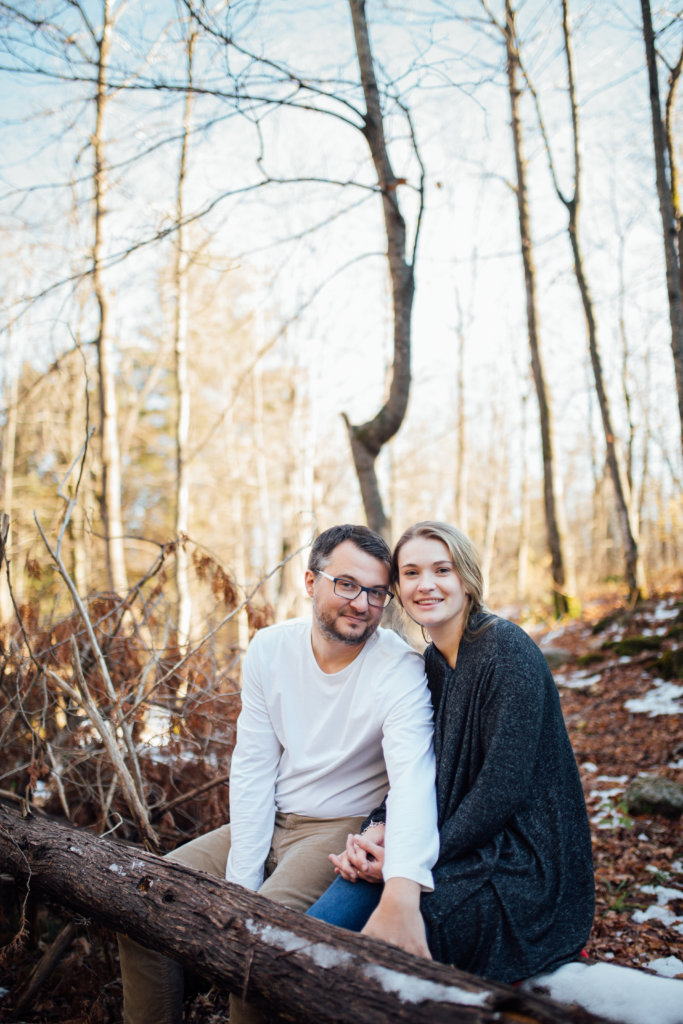 Winter Couple Session in Lanark Highlands • Saidia Photography - 