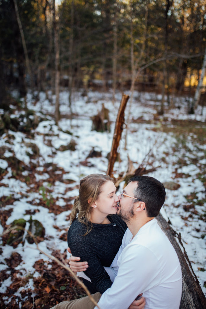 Winter Couple Session in Lanark Highlands • Saidia Photography - 
