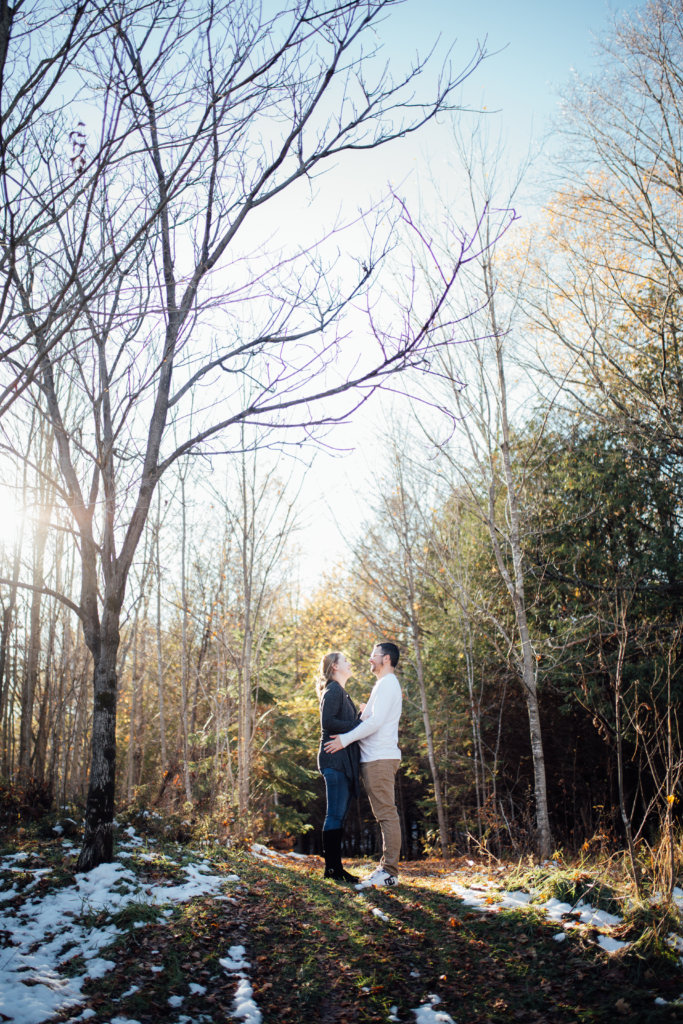 Winter Couple Session in Lanark Highlands • Saidia Photography - 