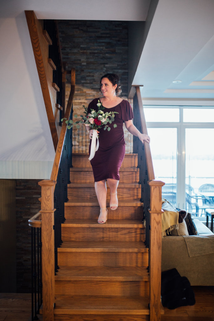 Romantic Winter Wedding Photos in Constance Bay, On • Saidia Photography - 