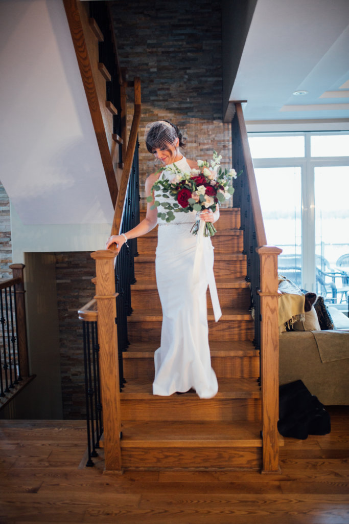 Romantic Winter Wedding Photos in Constance Bay, On • Saidia Photography - 