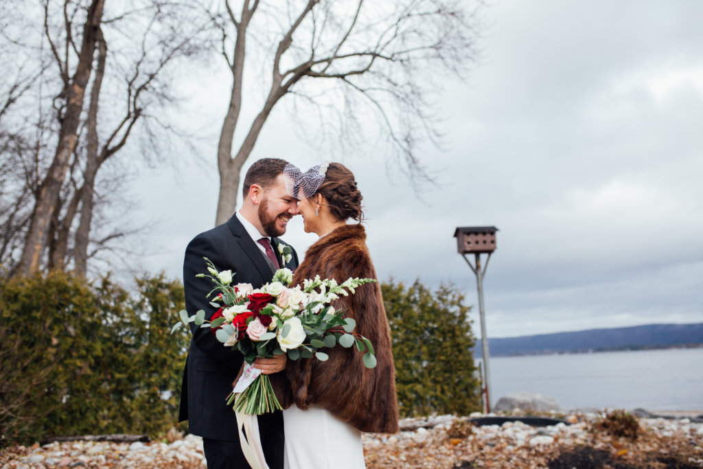 Romantic Winter Wedding Photos in Constance Bay, On • Saidia Photography - 