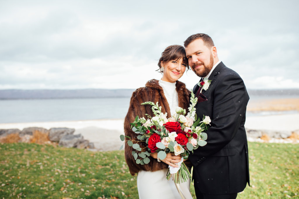 Romantic Winter Wedding Photos in Constance Bay, On • Saidia Photography - 